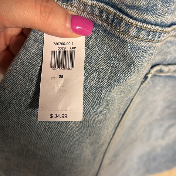 Old Navy Light Blue High-Rise Denim - Picture 7 of 7